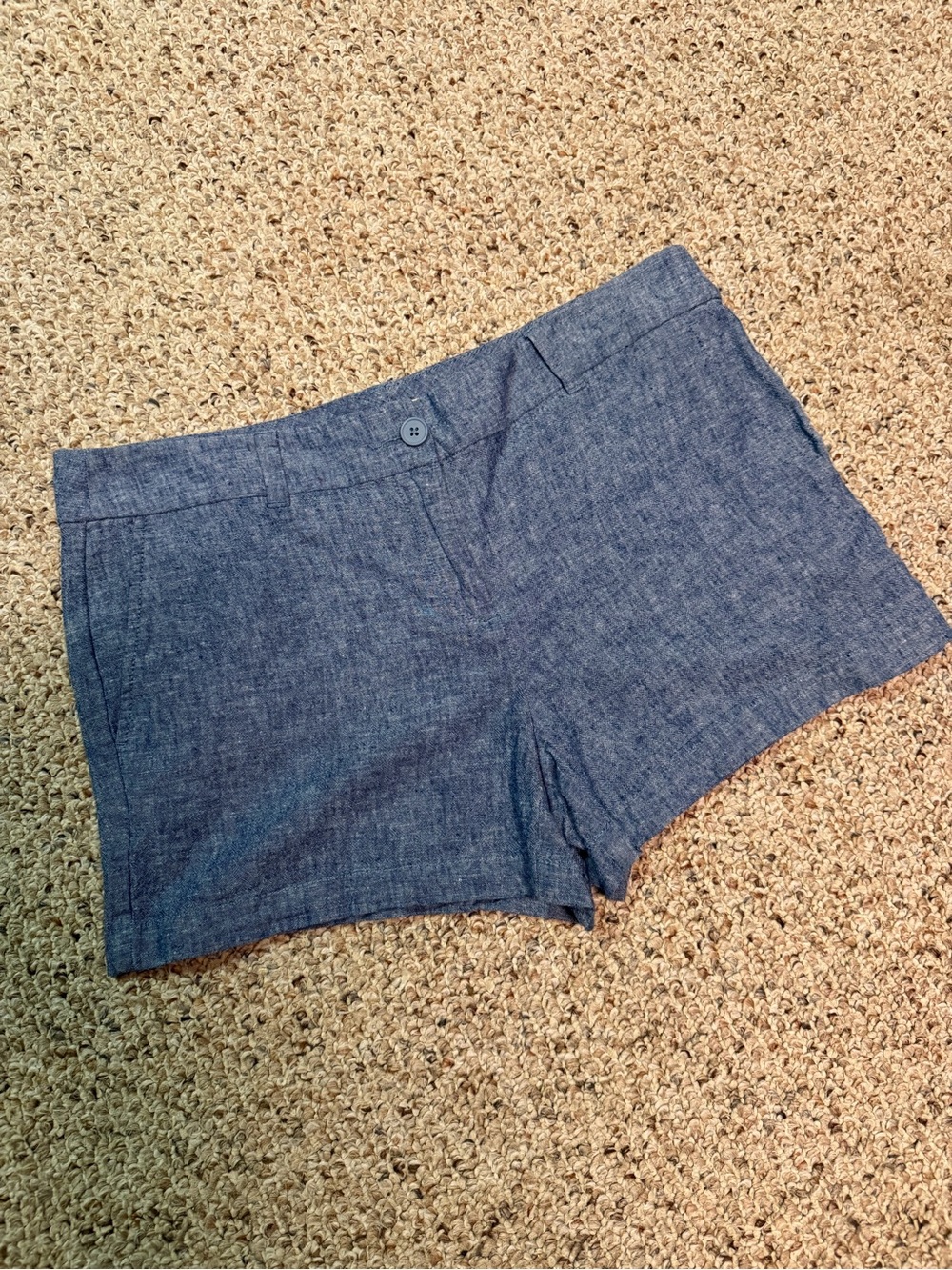 LOFT Chambray Tailored Shorts